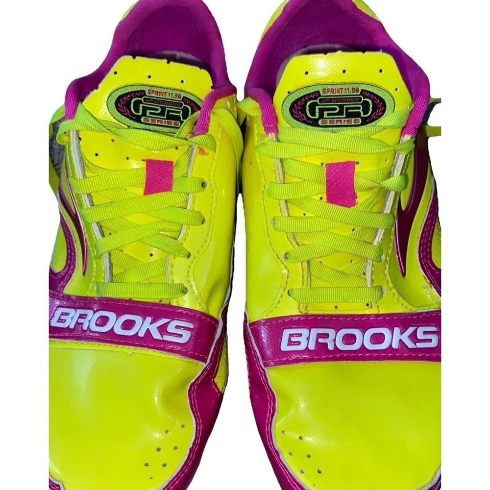 Brooks Track Field Cleats Womens 8 Sprint Spikes Track Shoes 11:38 PR Series